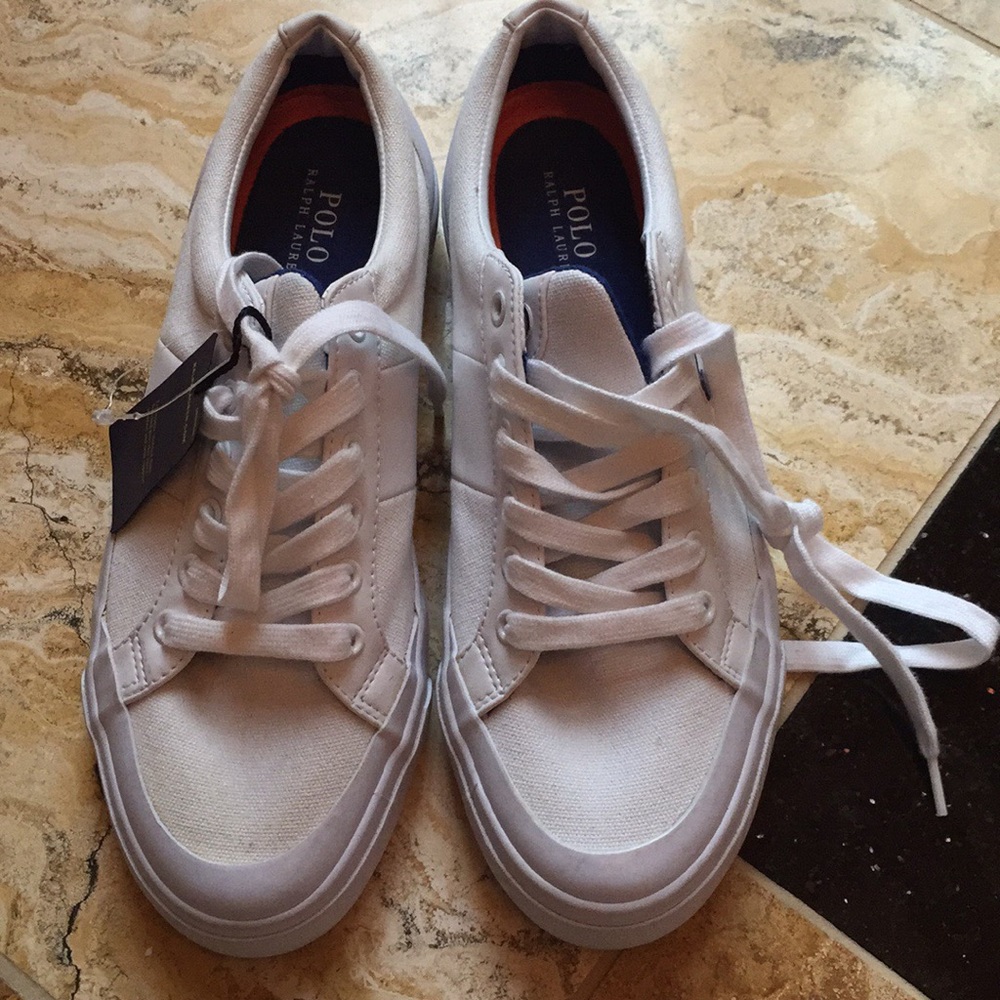 Ralph Lauren Polo IAN style white/Navy men’s size9